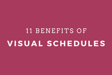 Visual Schedules Benefits